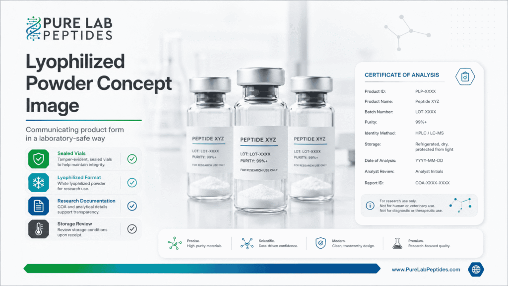 lyophilized powder concept